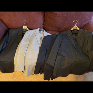 4 men’s designer suits